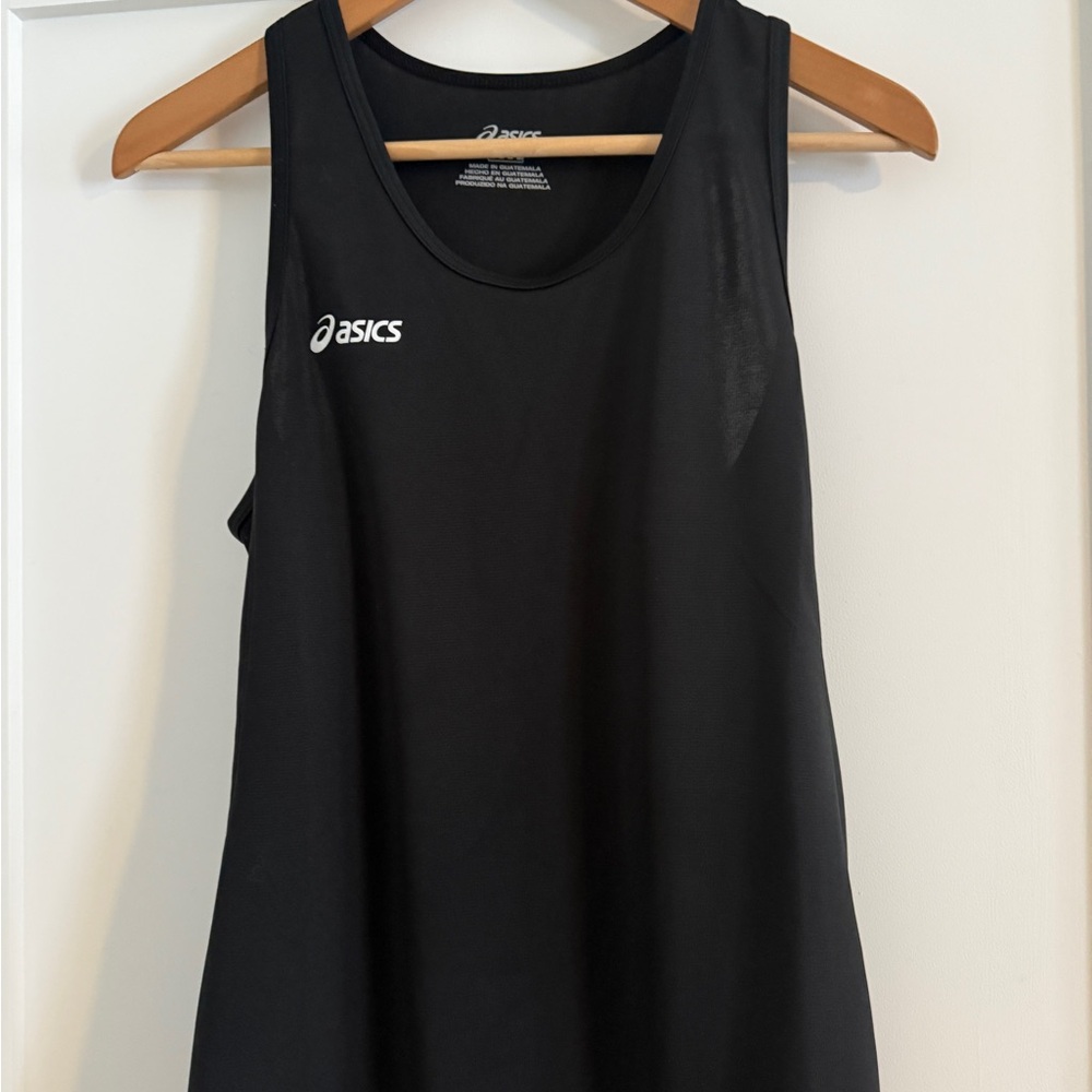 Asics Black Sleeveless Athletic Tank Top